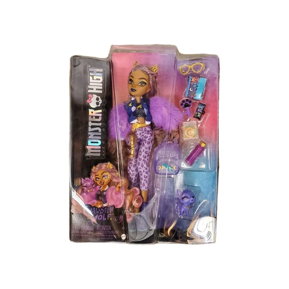 Monster High Clawdeen Wolf‎ 11in Fashion Doll w Pet Crescent and Accessories